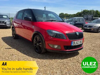 Used Skoda Fabia Monte Carlo 105 HP (77 kW) 2013 Red Hatchback
