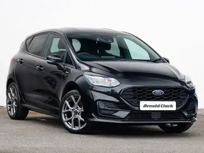 Second-hand Ford Fiesta ST-Line 100 CP (73 kW) 2023 Negru Hatchback