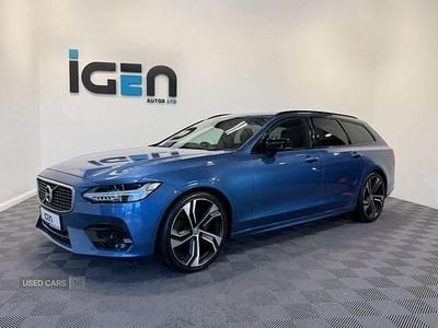 Used Volvo V90 R-Design 2020 Blue Estate