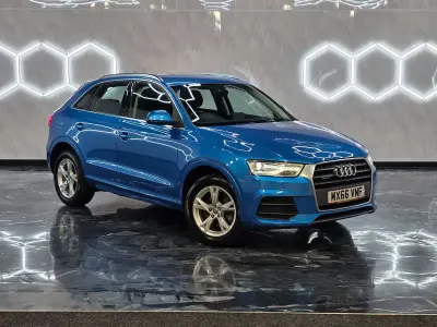 Used Audi Q3 Comfort 184 HP (135 kW) 2016 Blue SUV