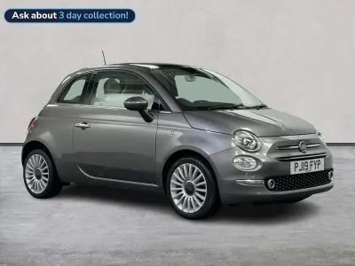 Used Fiat 500 Lounge 69 HP (50 kW) 2019 Grey Hatchback