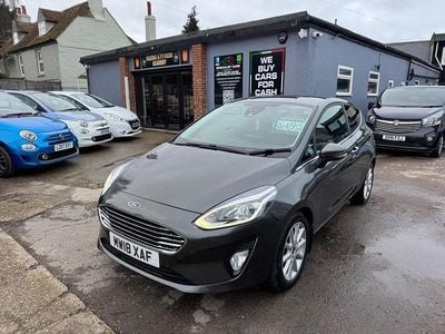 Used Ford Fiesta Titanium 2018 Grey Hatchback