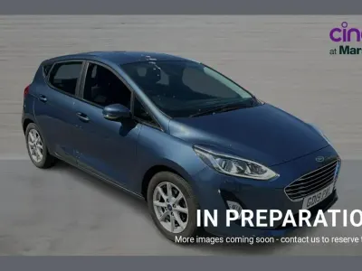 Used Ford Fiesta Zetec 100 HP (73 kW) 2019 Blue Hatchback