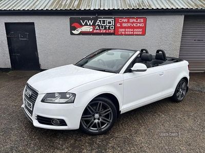Used Audi A3 Cabriolet S-Line 105 HP (77 kW) 2010 White Cabriolet