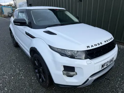 Used Land Rover Range Rover evoque Dynamic 150 HP (110 kW) 2012 White Coupe