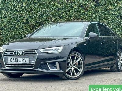 Used Audi A4 S-Line 190 HP (139 kW) 2019 Black Sedan