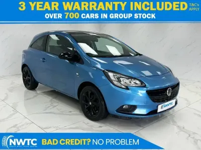Begagnad Vauxhall Corsa 75 HK (55 kW) 2019 Blå Halvkombi