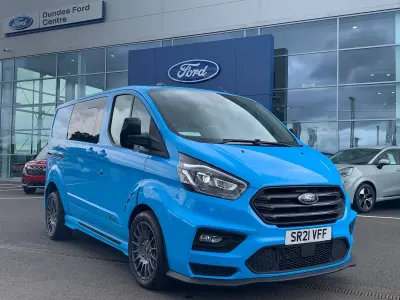 Used Ford Transit Custom 185 HP (136 kW) 2021 Blue Cabriolet