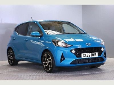Blue Used 2022 Hyundai i10 Premium Hatchback | £14,495 (A bit pricey)