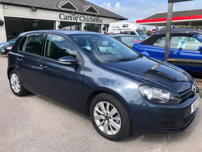 Used VW Golf VII Match 105 HP (77 kW) 2012 Blue Hatchback