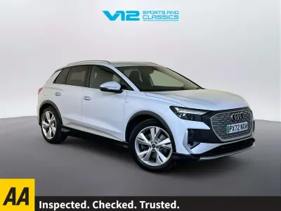 Used Audi Q4 e-tron S-Line 219 kW (299 HP) 2022 White SUV