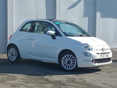 Used Fiat 500 Lounge 69 HP (50 kW) 2017 White Hatchback