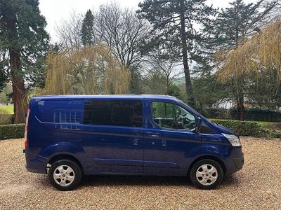 Used Ford Transit Custom Limited 130 HP (95 kW) 2018 Blue Van