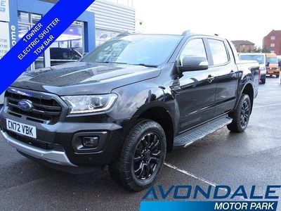 Black Used 2022 Ford Ranger Wildtrack Pickup | £20,490 (A bit pricey)