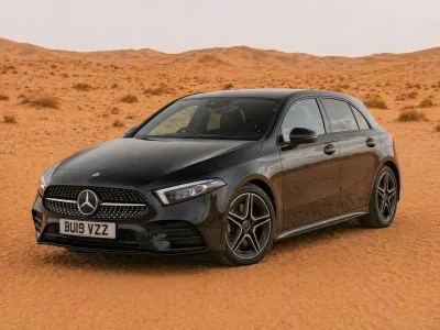 Begagnad Mercedes A150 AMG line 150 HK (110 kW) 2019 Svart Halvkombi