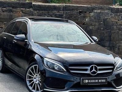 Begagnad Mercedes C250 AMG Line Premium Plus 204 HK (150 kW) 2015 Svart Kombi