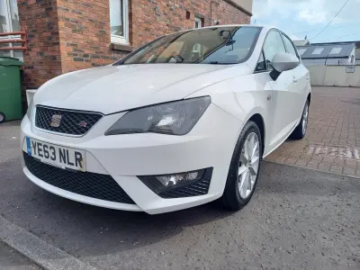 Used Seat Ibiza FR 105 HP (77 kW) 2013 White Hatchback