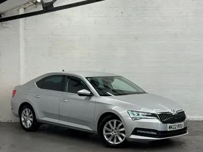 Used Skoda Superb SE Technology 150 HP (110 kW) 2022 Silver Hatchback