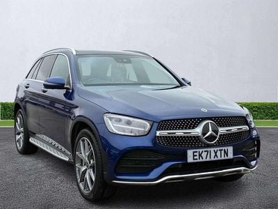 Used Mercedes GLC300 AMG Line Premium 2021 Blue Estate