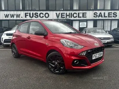 Used Hyundai i10 N Line 100 HP (73 kW) 2021 Red Hatchback