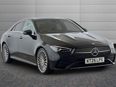 Begagnad Mercedes CLA180 AMG Line Premium 136 HK (100 kW) 2025 Svart Sedan