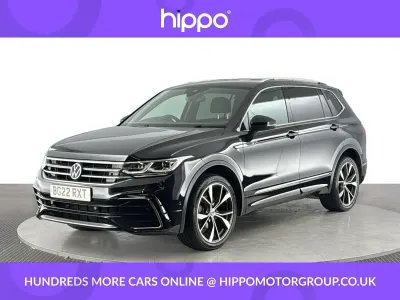 Used VW Tiguan Allspace R-line 150 HP (110 kW) 2022 Black SUV