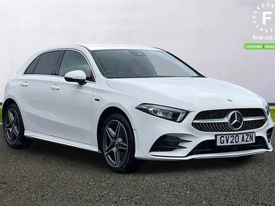 Used Mercedes A250 AMG line 218 HP (160 kW) 2020 White Hatchback