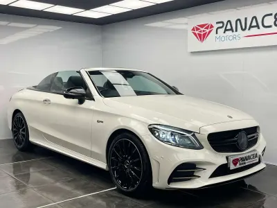 Used Mercedes C43 AMG Premium Plus 340 HP (250 kW) 2018 White Cabriolet