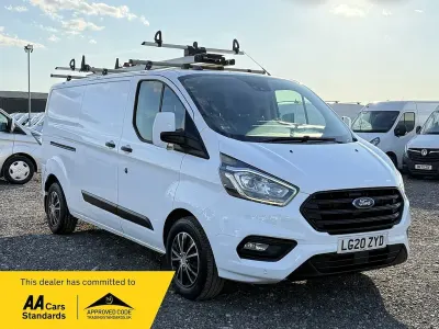 Used Ford Transit Custom Trend 105 HP (77 kW) 2020 White Van