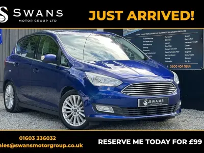 Used Ford C-MAX Titanium 125 HP (91 kW) 2017 Blue MPV