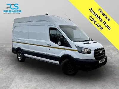 Used Ford Transit 170 HP (125 kW) 2023 Frozen white (solid colour) Van