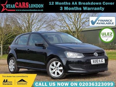 Used VW Polo SE 85 HP (62 kW) 2010 Black Hatchback