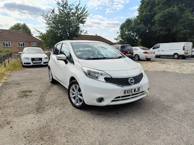 Used Nissan Note Acenta Premium 98 HP (72 kW) 2015 White Hatchback