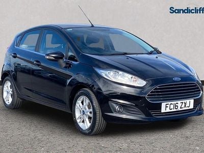 Used Ford Fiesta Zetec 82 HP (60 kW) 2016 Black Hatchback