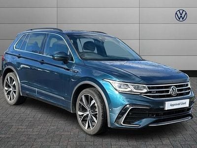 Used VW Tiguan R-line 150 HP (110 kW) 2021 Blue SUV