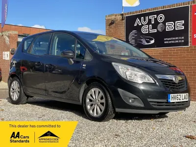 Begagnad Vauxhall Meriva Active 2012 Svart Minibuss