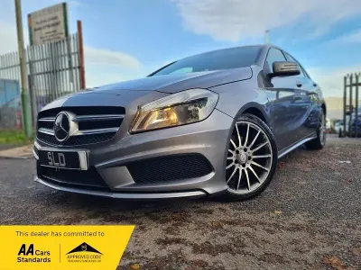 Used Mercedes A200 AMG 136 HP (100 kW) 2014 Grey Hatchback