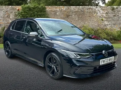Used VW Golf VIII R-line 130 HP (95 kW) 2022 Black Hatchback