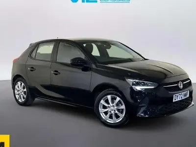 Used Vauxhall Corsa Design Edition 75 HP (55 kW) 2022 Black Hatchback