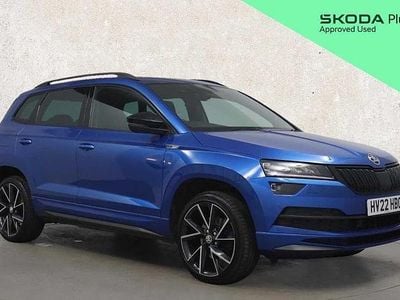 Blue Used 2021 Skoda Karoq SportLine SUV | £22,382 (Fair price)
