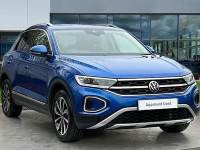 Used VW T-Roc Style 150 HP (110 kW) 2023 Ravenna blue metallic SUV