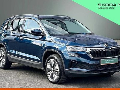 Used Skoda Karoq SE Drive 107 HP (78 kW) 2022 Blue SUV
