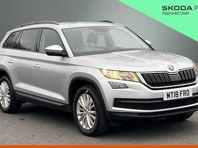 Used Skoda Kodiaq SE 150 HP (110 kW) 2018 Brilliant silver metallic SUV