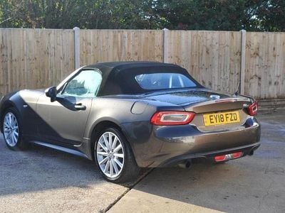 Yellow Used 2018 Fiat 124 Spider Lusso Plus Cabriolet | £11,893 (Fair price)