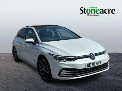 Used VW Golf VIII Style 147 HP (108 kW) 2020 White Hatchback