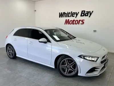 Used Mercedes A200 AMG line 163 HP (119 kW) 2020 White Hatchback