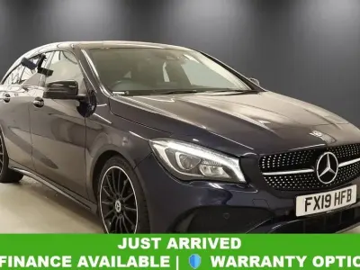 Used Mercedes CLA220 Shooting Brake AMG line 2019 Blue Estate