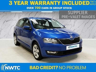 Blue Used 2017 Skoda Rapid SE Hatchback | £7,895 (Fair price)