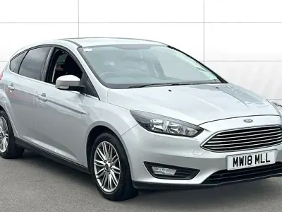 Used Ford Focus Zetec 101 HP (74 kW) 2018 Silver Hatchback
