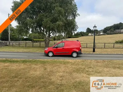Used Ford Transit Courier 75 HP (55 kW) 2021 Race red (solid paint) Van